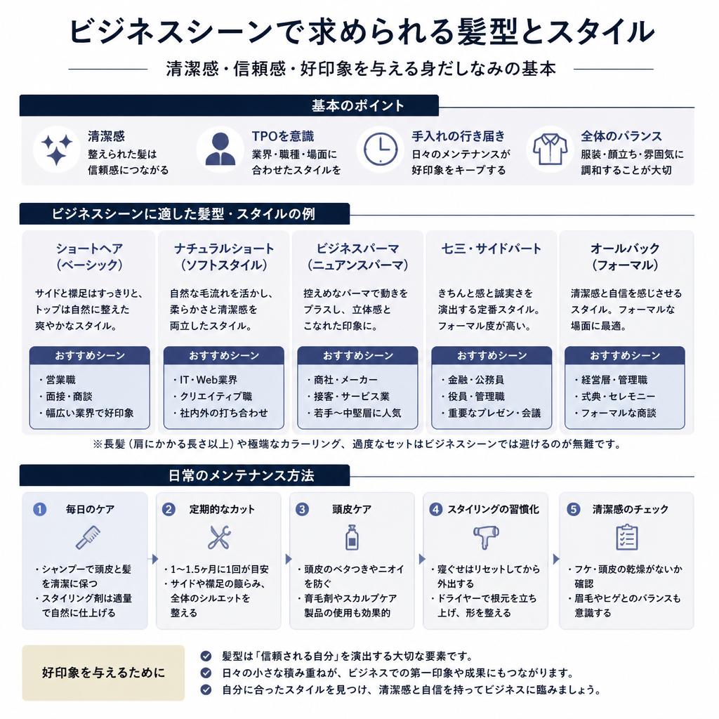 ビジネスマンにオススメのスタイル
