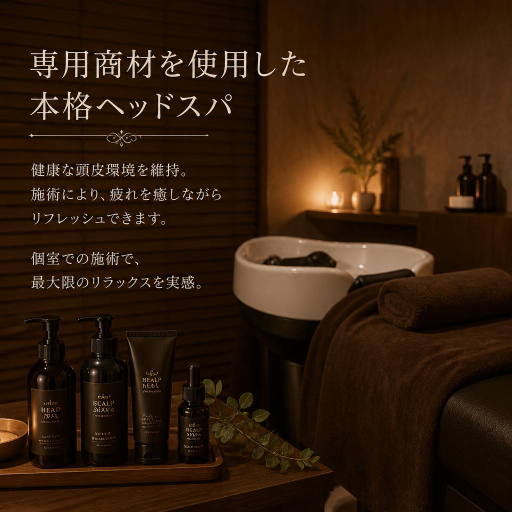 ヘッドスパで心身のリフレッシュ